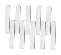 TOBBOMEY 10 pièces Plaques Acier Lestées Acier Inoxydable pour Gilet Lesté Musculation et Entraînement Fitness et Sécurisé