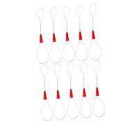 TOBBOMEY 10 Pièces Tire Câbles Outil de Traction Fil Électrique pour Passage Câbles Murs Plafonds Connecteur Multiple Résistant à Lusure