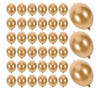TOBBOMEY 100 Ballons En Latex Dorés Parfaits Pour Les Fêtes Et Les Séances Photo Idéal Pour Décorer Votre Intérieur Parfaits Pour Les Photos