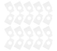 TOBBOMEY 100 Étiquettes de Bouteille de Vin en PVC Vierges Recto-Verso Réutilisables Légères et Effaçables Étiquettes Suspendues Créatives pour Cave Fête et Décoration Maison