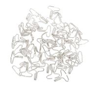 TOBBOMEY 100 pièces Crochets de Fixation Siège Auto Métal Résistants Crochet Porte-Coussin pour Voiture et Anticorrosion pour Protection et Rangement Assise