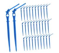 TOBBOMEY 100 pièces Goutteurs pour Irrigation Goutte à Goutte PE Kit Arrosage Automatique Plantes Pot Agencement Préservation Eau