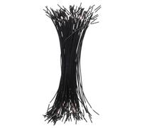 TOBBOMEY 100 Pièces Lot de Fils Interconnexion pour Expériences Électriques Éducatives Câble Pédagogique Sécurisé pour Laboratoire et Manuels