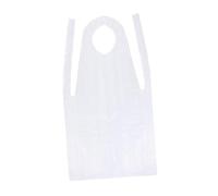 TOBBOMEY 100 Pièces Lot de Tabliers Unisexes PE Transparent Imperméable et Résistant Aux Éclaboussures Protections pour Cuisine Peinture et Activités Salissantes