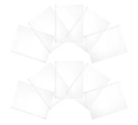 TOBBOMEY 100 Pochettes Porte-dossards Transparentes en PVC Réutilisables, Perforées pour Classeur, Format A4 Petit, Résistantes à l'eau pour Course et Athlétisme en Extérieur