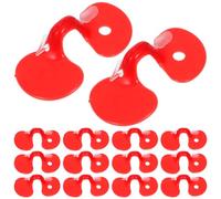 TOBBOMEY 1000 pièces Lunettes Anti-picage Poules et Faisans Lot Protection Réutilisable Le Picage Bagarres Outil Aviculture pour Coqs et Volailles Moyenne