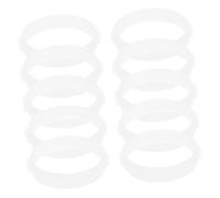 TOBBOMEY 10pièces Accessoires De Remplacement pour Tunnel De Hamster Anneaux De Tube Transparent pour Cage à Hamster Connecteurs pour Création Aires De Jeu Actives Et Amusantes