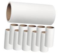 TOBBOMEY 10pièces Recharges De Adhésifs pour Peluches Charpie pour Enlever Les Poils Animaux Compatible avec Types De Vêtements Et