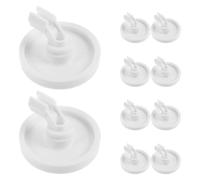 TOBBOMEY 10pièces Roues De Remplacement Pour Rack Inférieur De Lave-vaisselle Roulettes Plastique Pour Réparation De Accessoires De Lave-vaisselle Compatible Avec Divers Modèles