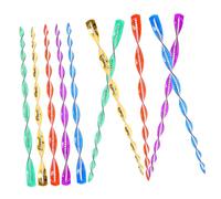 TOBBOMEY 10pièces Tiges Rotatives pour Agriculture Oiseaux Spirale Dispositifs pour Oiseaux Outils pour Effrayer Les Bâtons pour Repousser Les Tiges Spirale pour Bâtons pour Outils pour