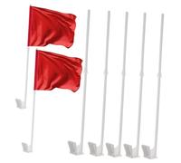 TOBBOMEY 12 Pièces Clip Flag Holder for Vehicle Windows Portable Car Window Flagpoles Without Flags for Nation Team