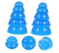 TOBBOMEY 12 Pièces Kit Ventouses Silicone pour Massage Corporel Set Portable Anti-glisse pour Relaxation et Soulagement Musculaire Ventouses Auto-aspirantes pour Thérapie Cupping