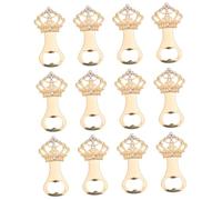 TOBBOMEY 12 Pièces Ouvre Bouteille Bière Couronne de Décapsuleur Manuel Multifonction pour Maison Bar et Fête Cadeau Souvenir Pratique