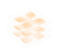 TOBBOMEY 12 pièces Transparent Silicone Ear Support Patches for Protruding Ear Correction Breathable Invisible Training Stickers for V-Shaped Face Contour