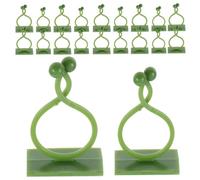 TOBBOMEY 120 Pièces Clips de Fixation Autocollants pour Plantes Grimpantes Supports Ajustables pour Vignes pour Verts Moyens Grands