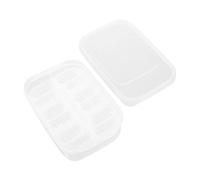 TOBBOMEY 12trous Boîte Élevage pour Reptiles avec Compartiments Incubateur Transparent pour Œufs De Lézards Et Serpents Conteneur De Reproduction Pratique Et Réutilisable Accessoire