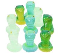 TOBBOMEY 16 pièces Figurines Serpent Miniatures Résine Décor Micro et Polyvalent Ornements Animaux pour Jardins et Maisons de Poupées