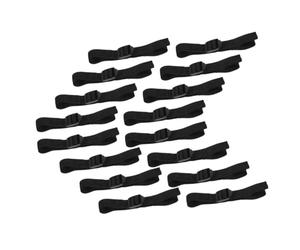 TOBBOMEY 16 pièces Lacets pour Chaussures à Pointes Sangles Robustes pour Chaussures Aérateur Gazon Accessoires Durables pour Jardinage Lacets Verts pour Tonte et Entretien Extérieur