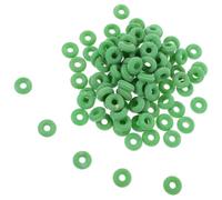 TOBBOMEY 180 Anneaux de Castration Verts Standard pour Porcs, Moutons et Bovins, Anneaux Élastiques Résistants en Caoutchouc, 180 Pièces pour Élevage Sécurisé et Rapide Applicateur