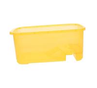 TOBBOMEY 1ensemble Réservoir à Tortues avec Plateforme De Aquarium Transparent pour Reptiles Boîte De Reproduction pour Petits Animaux Design Pratique Et Spacieux