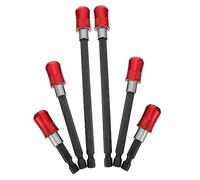 TOBBOMEY 2 ensembles Extensions de Foret Magnétiques Acier Inoxydable Ensemble de Manches de Pouce pour Visseuses et Perceuses Accessoires Résistants Aux Températures Corrosion