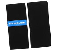 TOBBOMEY 2 Paires Protection Complète pour Patins à roulettes Housses Élastiques Noires Protection Antichoc pour Patins de Vitesse et Patinage Artistique Ajustement Confortable pour Garçons