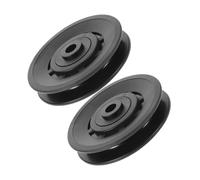TOBBOMEY 2 pièces Accessoire Pulley Protecteur pour Équipement Musculation Roue de Poulie Résistante à Usure Compatible Machine Câble Fitness