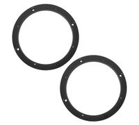 TOBBOMEY 2 pièces Anneaux Adaptateurs pour Haut Parleurs de Voiture Plastique Supports de Montage pour Kit