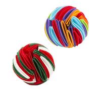 TOBBOMEY 2 pièces Balle Odorante pour Chien Interactif Résistant Balle Entraînement Olfactif pour Chiots Ralentit la Prise Alimentaire et Réduit Le Stress