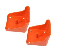 TOBBOMEY 2 pièces Boîte de Nourriture pour Sel à Léchage Épaissie PE Support Pratique pour Moutons et Bétail Lot d'Accessoires pour Alimentation Complémentaire