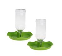 TOBBOMEY 2 Pièces Bol Eau pour Reptiles Mangeoire à Eau pour Invertébrés Araignées Lézards Distributeur Automatique