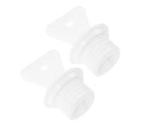TOBBOMEY 2 Pièces Bouchon Étanche pour Bouillotte Caoutchouc Petite Butée pour Sacs Eau Chaude Accessoire de Remplacement Facile à Utiliser