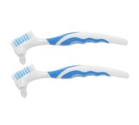 TOBBOMEY 2 pièces Brosse de Nettoyage Tortue Double Face Brosse Récurer Poils Durs pour Carapace et Crevasses Accessoire Portable pour Enclos et Terrarium de Tortues Élimine Boue et