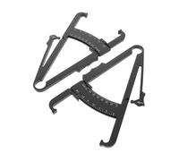 TOBBOMEY 2 Pièces Calibre de Pli Cutané Précise de Graisse avec Double Échelle Outil Portable pour Évaluation Fitness