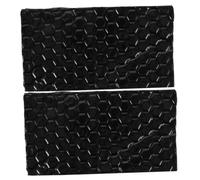 TOBBOMEY 2 pièces Damping Mat Butyl Noise Reduction Sheet High Temperature Resistant Automotive Sound Deadening Pad With Adhesive Backing For Vibration Mitigation And Noise Isolation In
