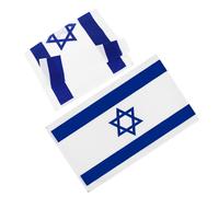 TOBBOMEY 2 pièces Drapeau Israël Polyester Lot de Résistant Léger Décoration Maison et Extérieur pour Fêtes