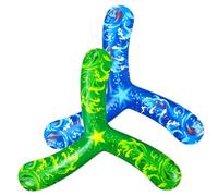 TOBBOMEY 2 pièces Jouets de Lancer et Attraper pour Garçon Fille Jouets Volants Colorés pour Plein Air Jeux Amusants pour Garçons et Filles Cadeaux Ludiques pour Moments Famille