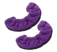 TOBBOMEY 2 Pièces Lot de 2 Protège-Lames Élastiques pour Patins à Glace Violets Manchon de Patin à Glace 24,4 X 14 CM Accessoires de Patinage Artistique Protection L’Humidité pour Hockey