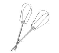TOBBOMEY 2 Pièces Lot de Fouets de Rechange Acier Inoxydable pour Batteur à Main Accessoires Compatibles pour Mélange et Fouettage de Remplacement pour Électriques