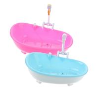 TOBBOMEY 2 Pièces Lot de Gobelets Miniatures Plastique pour Boissons Décor de Salle de Bain Grand Volume pour Milkshakes et Boissons Fraîches Tasses Ludiques pour Usage