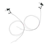 TOBBOMEY 2 pièces Lot de Lampes Murales LED Miniatures pour Maison de Poupée Éclairage Compact et Économe Énergie Ampoules LED à Lumière Blanc Chaud Accessoires Faciles à Installer pour