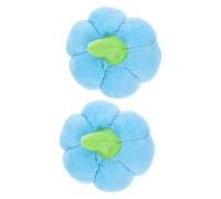 TOBBOMEY 2 Pièces Mâcher Couineur pour Chiens Petits à Moyens Interactif Peluche Résistant pour Nettoyage des Dents et Entraînement Lot