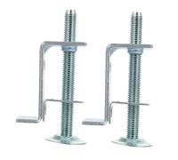 TOBBOMEY 2 pièces Meuble Réglables Supports Ajustables pour Armoires pour Sols Inégaux Compatible avec Tous Types de Surfaces Dures