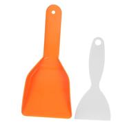 TOBBOMEY 2 pièces Pelle de Déneigement Réfrigérateur PP Grattoir Glace Pratique pour Enlever Givre et Neige sans Abîmer Outil Ménage Polyvalent