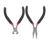 TOBBOMEY 2 Pièces Pince à Main pour Réparation Kit avec Pince Coupante et Acier Prise Antidérapante Outil pour Fixer Fermetures Éclair