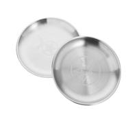 TOBBOMEY 2 Pièces Plateau Rituel Pentagramme Fer pour Cérémonie et Décoration Lot de Design Chamanique Organisateur Bijou et Support Pierres Précieuses