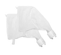 TOBBOMEY 2 pièces Sacs de Filtration pour Nettoyeur Piscine Lot de 2 Réutilisables Maille Résistante Accessoires Compatibles pour Filtre Spa et Pompe Bassin