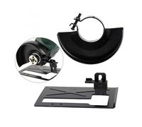 TOBBOMEY 2 Pièces Support Meuleuse Angle avec Couvercle Protecteur Accessoire de Conversion pour Disqueuse Kit avec Base Réglable pour Découpe Sécurisée