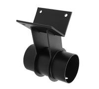 TOBBOMEY 2 Pièces Support Parasol Acier Carbonné Fixation Réglable pour Balcon Terrasse et Jardin Compatible Tubes Maintien Stable sans Outils