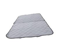 TOBBOMEY 2 pièces Tapis Éducateur Lavable pour Hamster et Cochon Doublure de Cage Réutilisable Matelas Absorbant Doux et Confortable Gris